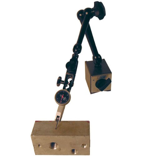 Noga DG61003 Soporte de calibre de dial de uso regular con base magnética y ajuste fino de metal