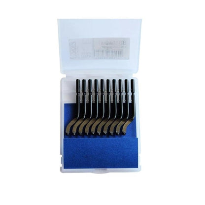 10 Uds NOGA BS1010 S10 herramienta de desbarbado de cuchillas giratorias 