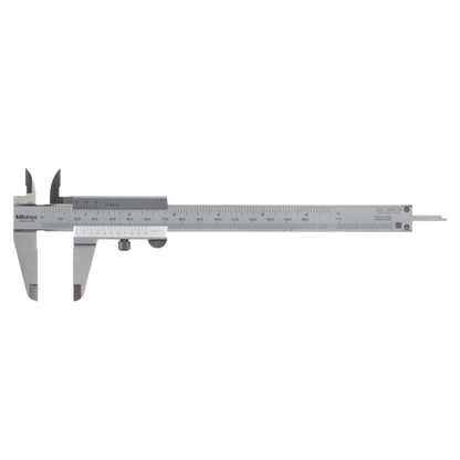 Mitutoyo 530-316 Calibre Vernier, acero inoxidable, pulgadas/métrico, rango de 0-6", precisión de +/-0,002", resolución de 0,0078"
